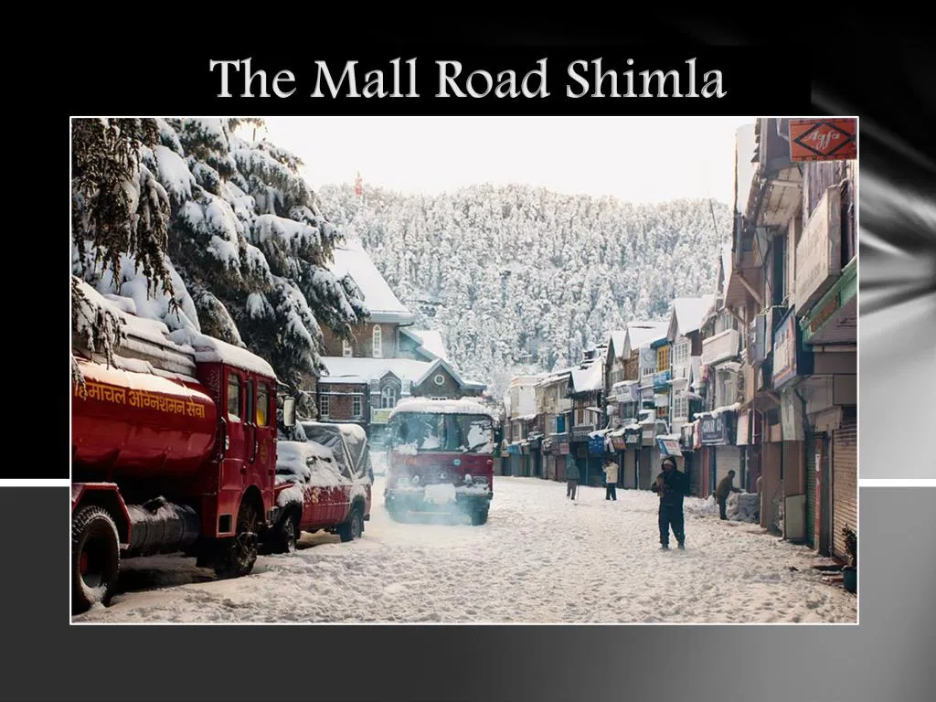 the mall road shimla
