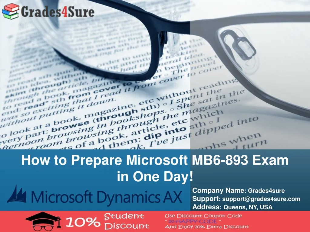 how to prepare microsoft mb6 893 exam in one day
