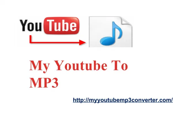 Convert YouTube Videos into MP3 files with Easy to Use Converter