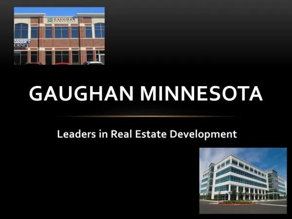 Gaughan Minnesota - Leaders in Real Estate Development