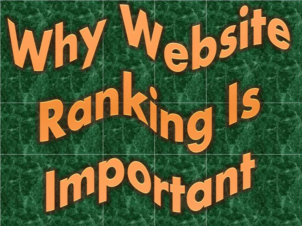 why website ranking is important