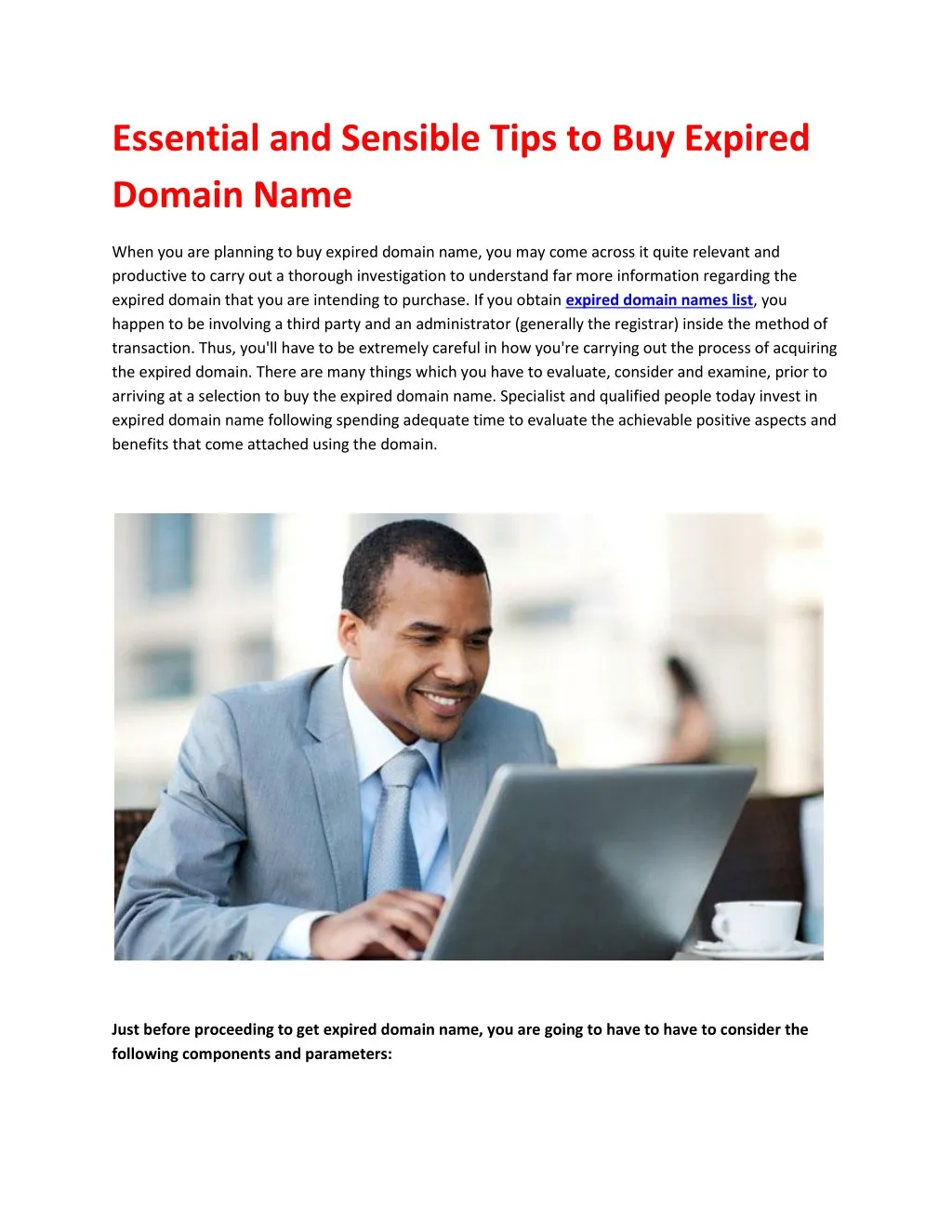 essential and sensible tips to buy expired domain