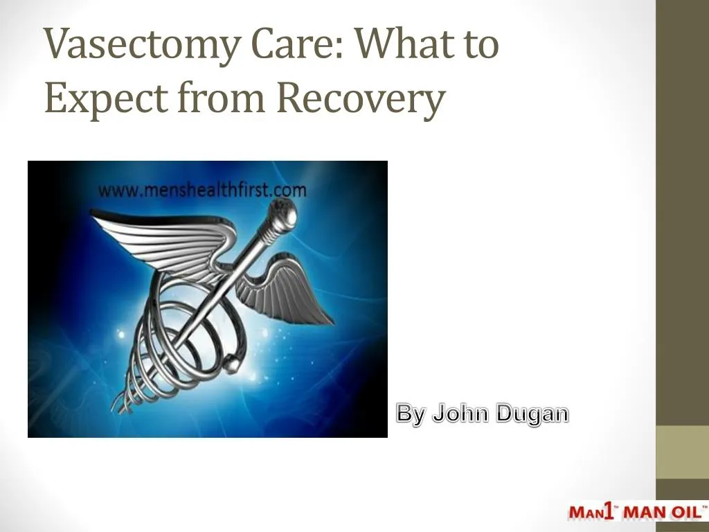 vasectomy care what to expect from recovery