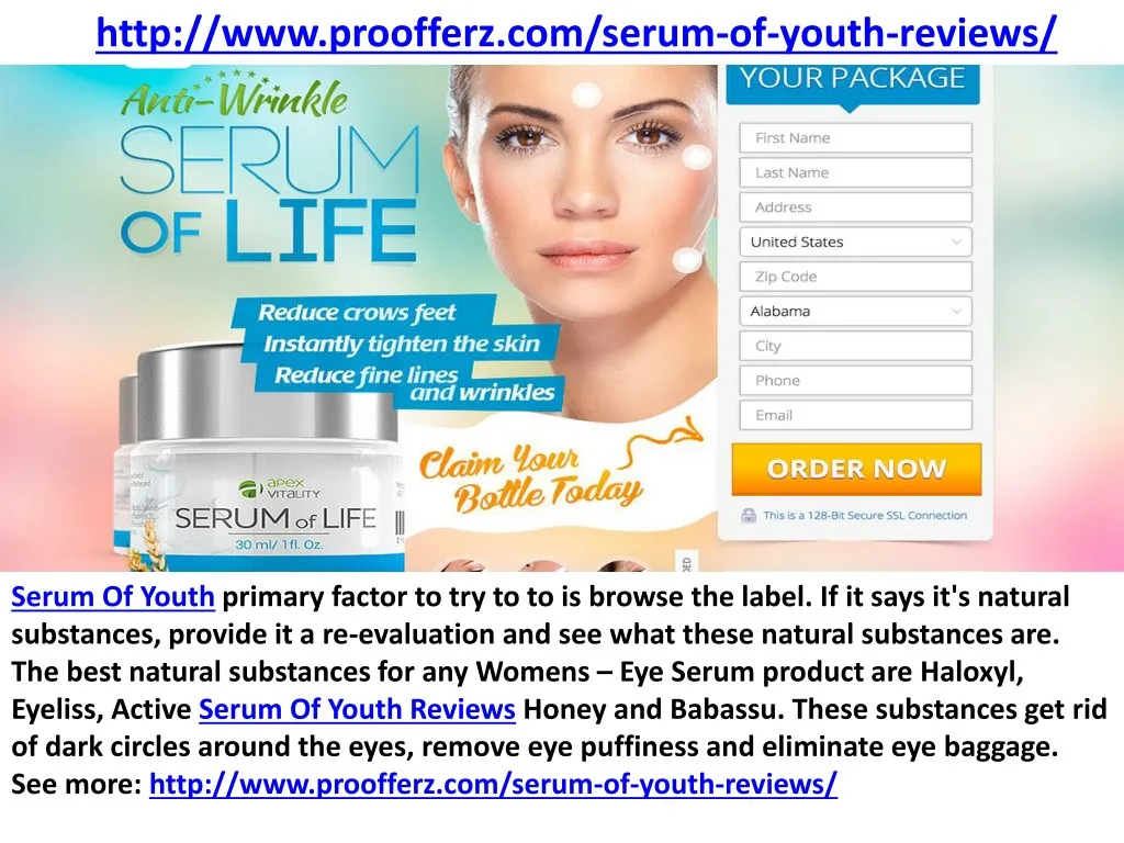 http www proofferz com serum of youth reviews