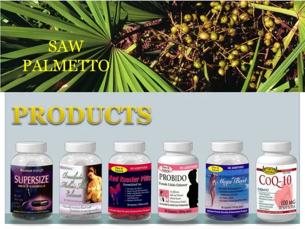 Saw Palmetto Herbal Beauty and Health Store Online