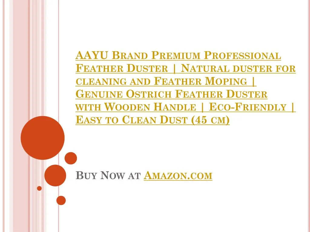 aayu brand premium professional feather duster