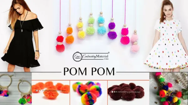 Craft Pom Pom balls | Silver Pom Pom ball online