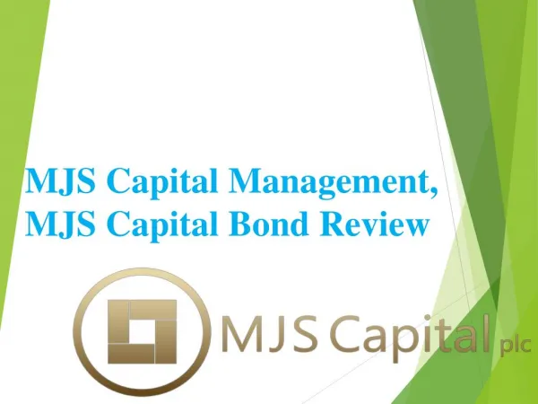 MJS Capital Best Company in Investment Management