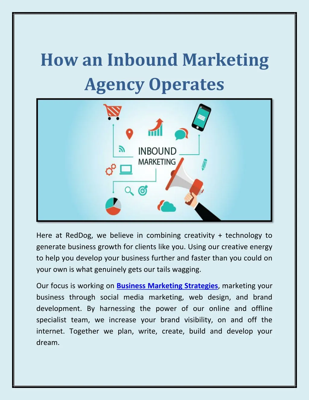 how an inbound marketing agency operates