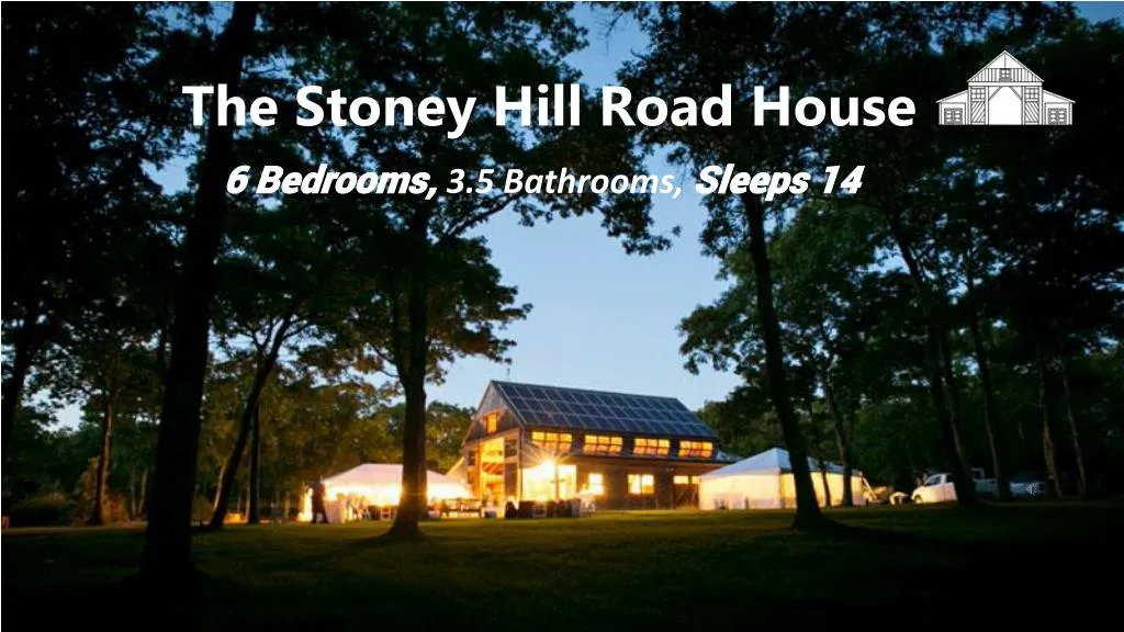 the stoney hill road house