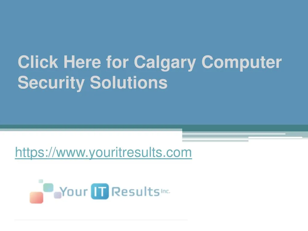 click here for calgary computer security solutions