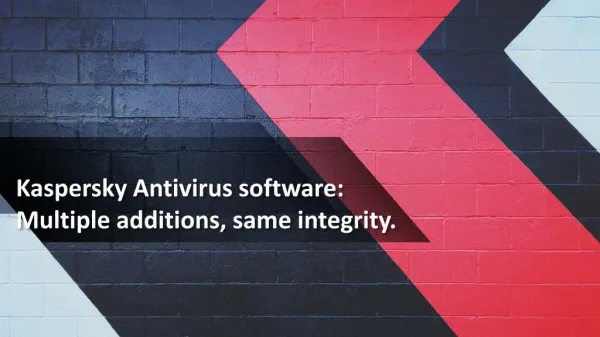 Kaspersky Antivirus software: Multiple additions, same integrity.