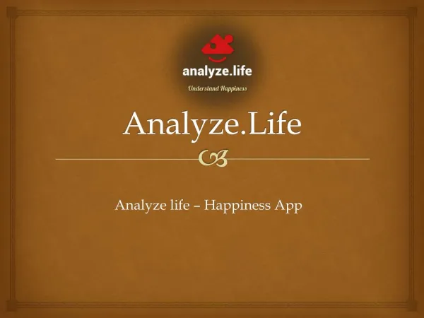 Analyze life – Happiness App