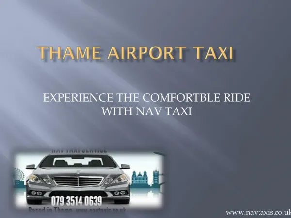 THAME Airport Taxi
