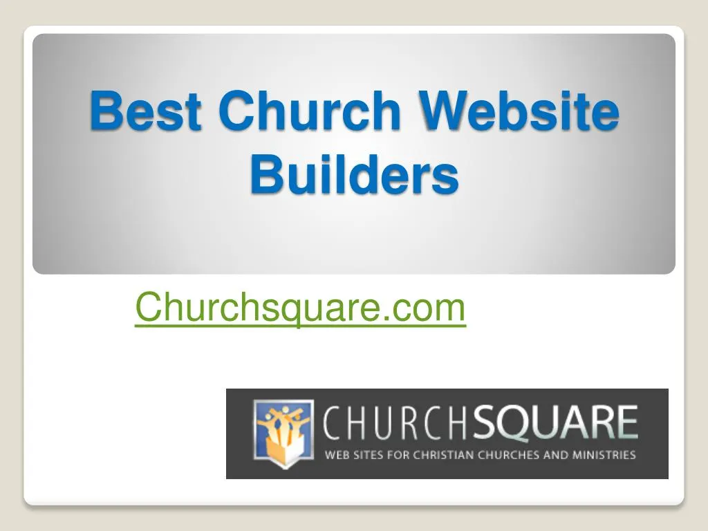 best church website builders