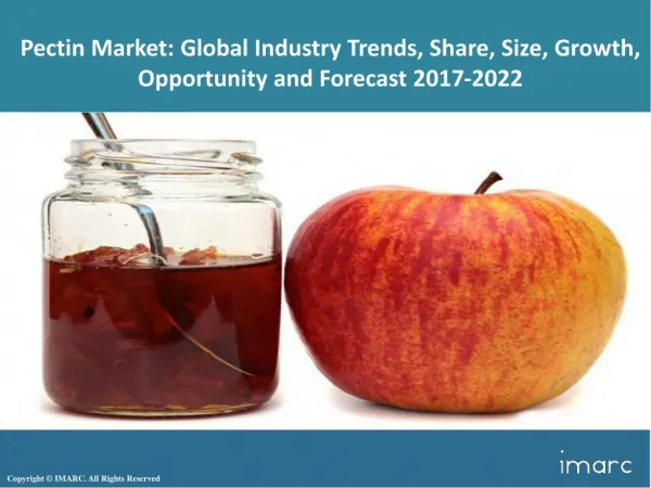 Global Pectin Market Share, Size, Trends and Forecast 2017-2022