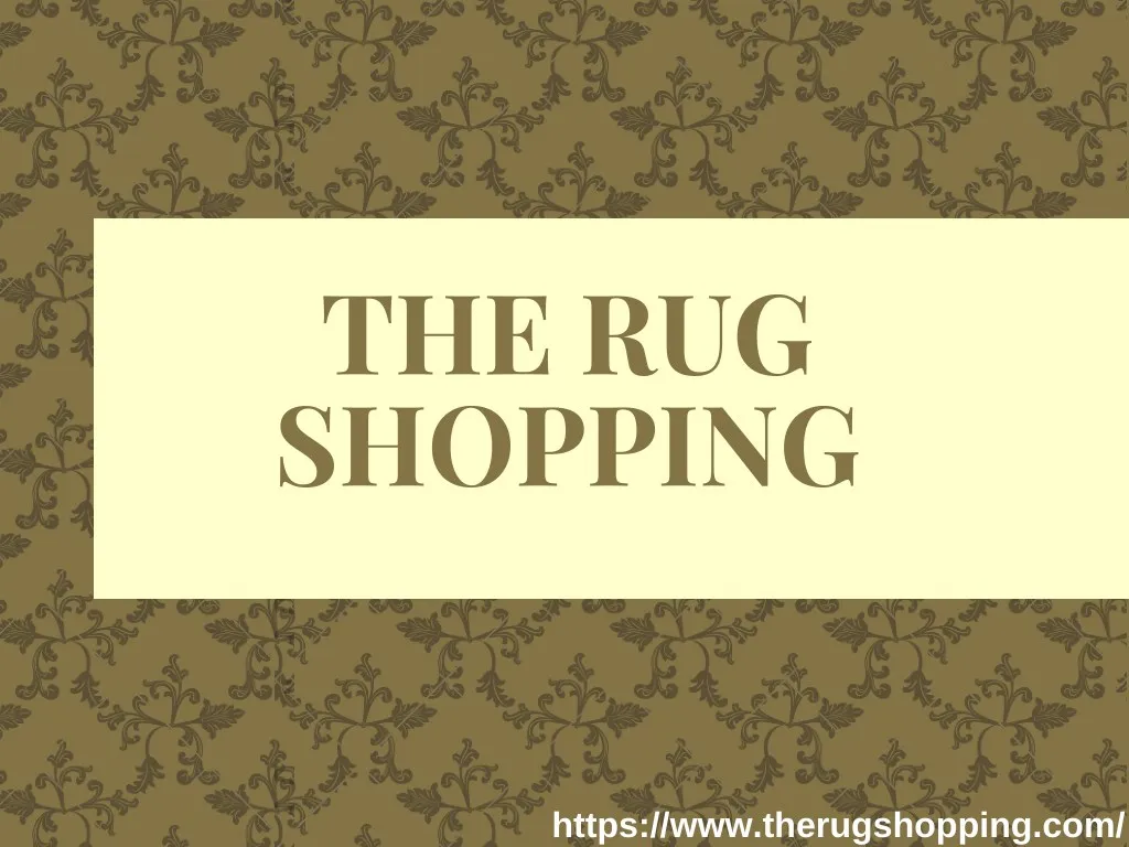 the rug shopping
