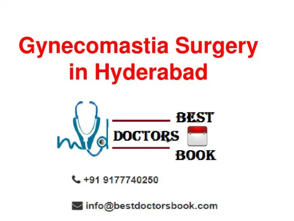 Gynecomastia in Hyderabad | Male Breast Reduction in Hyderabad