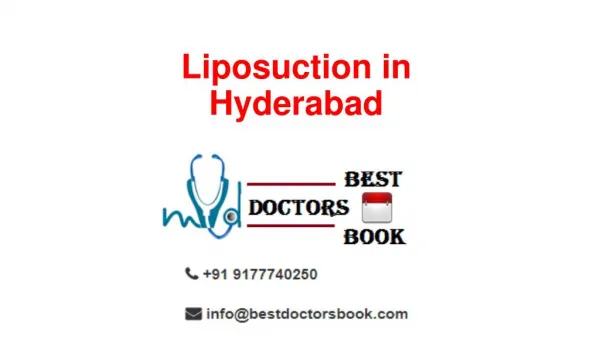 Liposuction in Hyderabad | Liposuction Cost in Hyderabad