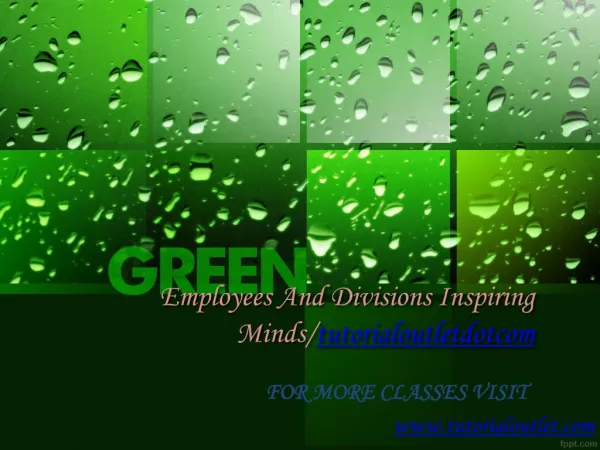 Employees And Divisions Inspiring Minds/tutorialoutletdotcom