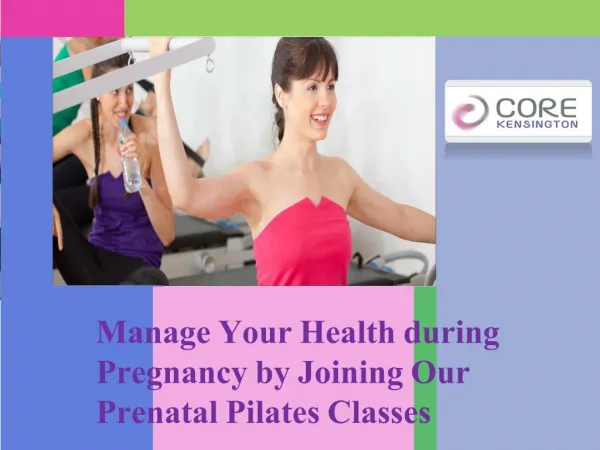 Manage Your Health during Pregnancy by Joining Our Prenatal Pilates Classes