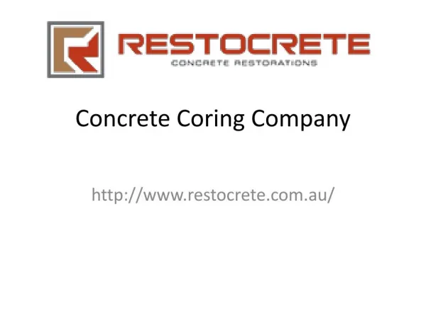 Concrete Coring Company