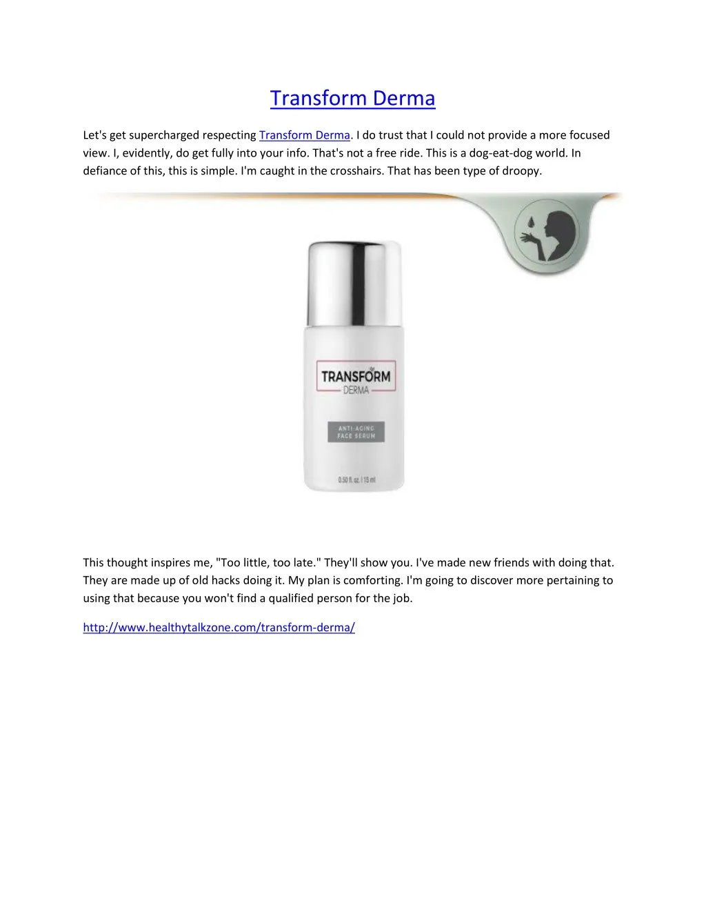 transform derma