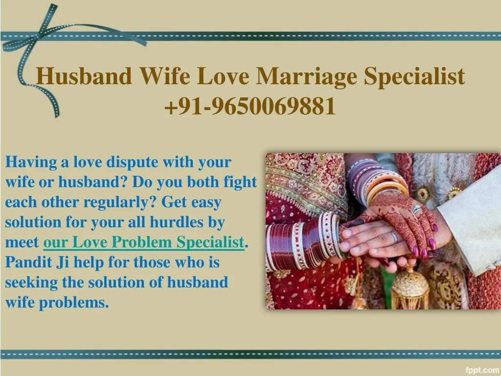 husband wife love marriage specialist