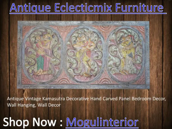 Antique eclecticmix furniture by mogulinterior