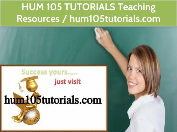 HUM 105 TUTORIALS Teaching Resources /hum105tutorials.com