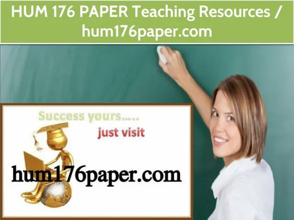 HUM 176 PAPER Teaching Resources /hum176paper.com