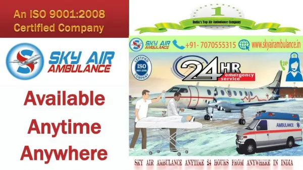 Sky Air Ambulance provides an Affordable Air Ambulance from Kolkata to Delhi at Low Fare