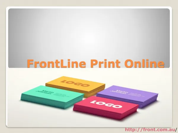 FrontLine Print Online
