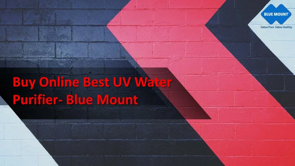 buy online best uv water purifier blue mount