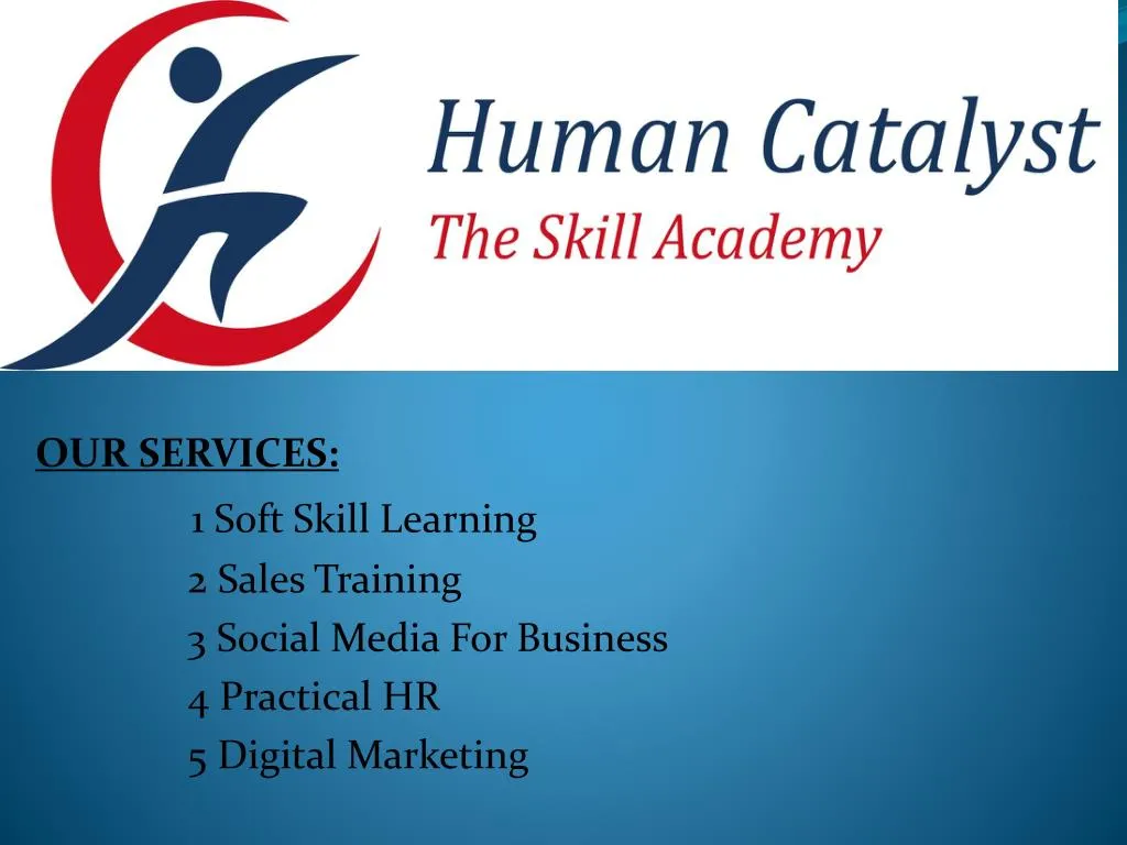 human catalyst services we offer training courses