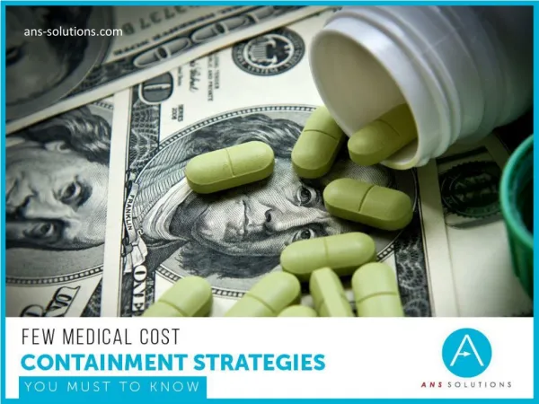Medical Cost Containment Strategies You Should Know
