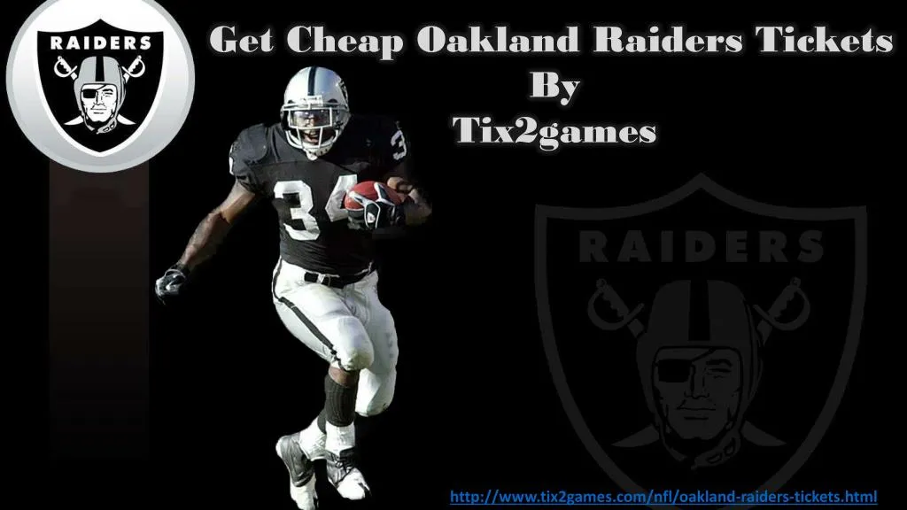 get cheap oakland raiders tickets by tix2games