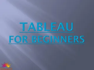 Tableau - slide 1