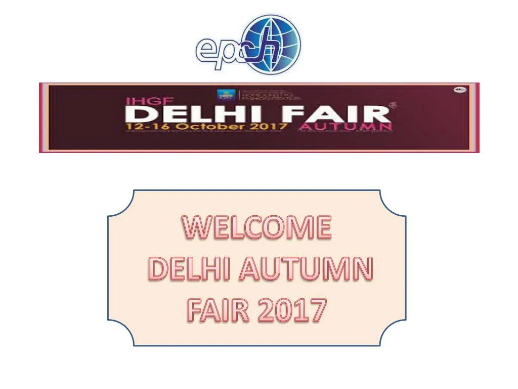 welcome delhi autumn fair 2017
