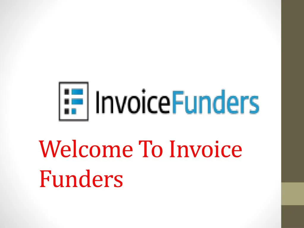 welcome to invoice funders