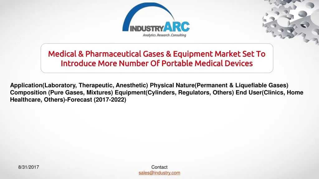 medical pharmaceutical gases equipment market