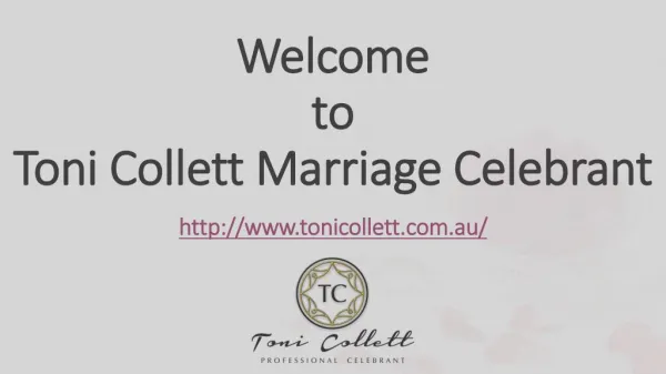 Celebrant Sunshine Coast | Toni Collett Marriage Celebrant