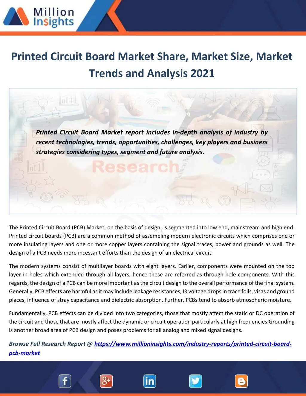 printed circuit board market share market size