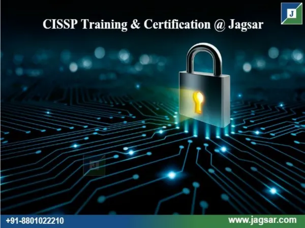 CISSP Online and Offline Training By Jagsar International