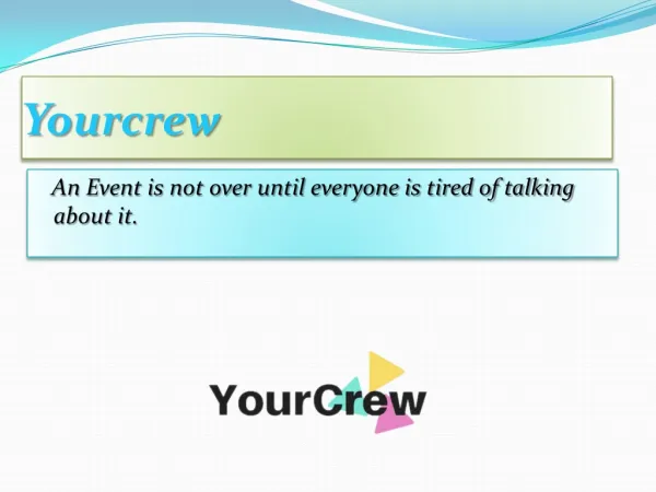 YourCrew - Part-Time Jobs | Event Manpower Jobs | Freelancer Jobs