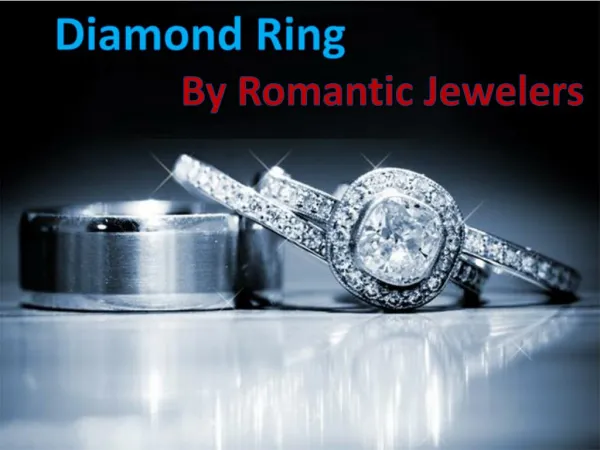 Gargeous Diamond Engagement Ring By Romantic Jewelers