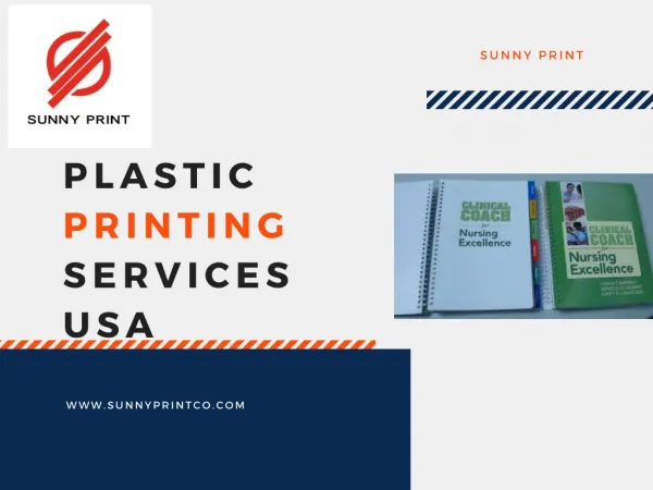 Plastic Printing services usa