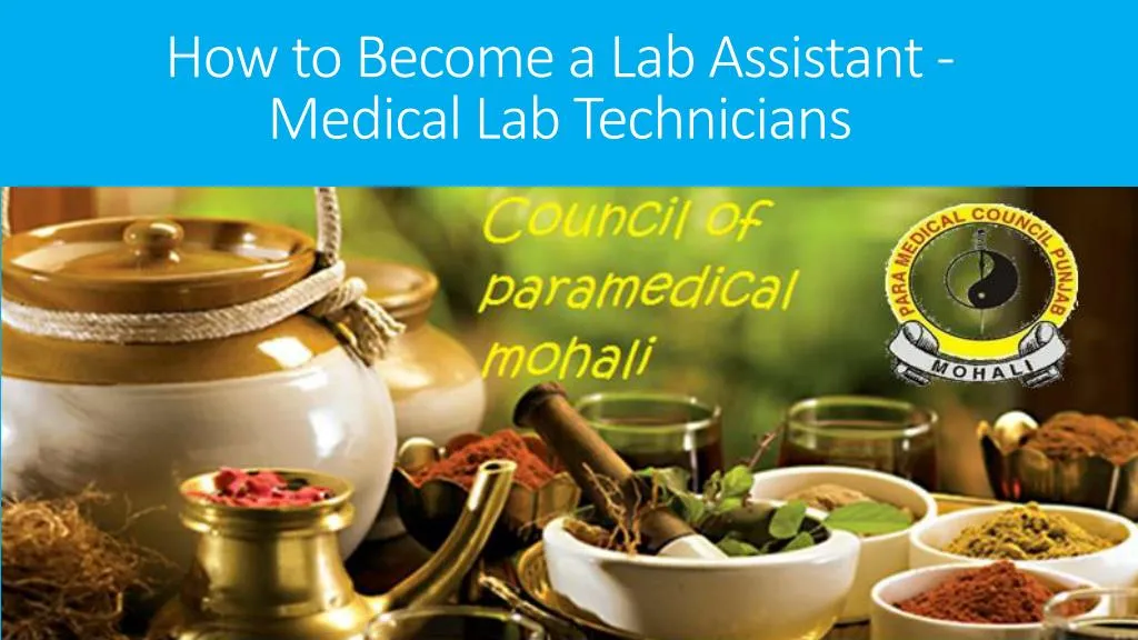 how to become a lab assistant medical lab technicians