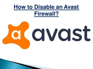 How to disable an Avast firwall? - slide 1