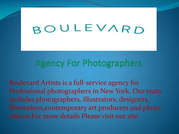 Agency For Photographers